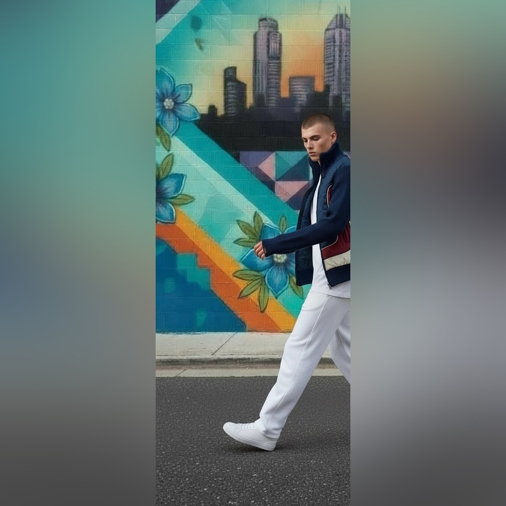 Mossimo Navy and Burgundy Puffer Jacket Vintage Rare good condition